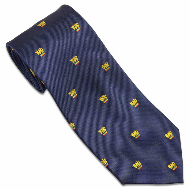 Royal Fleet Auxiliary Tie (Polyester) Tie, Polyester The Regimental Shop Blue/Gold one size fits all 