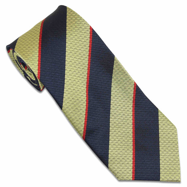 Royal Gloucs Berks & Wilts Regiment Tie (Silk Non Crease) Tie, Silk Non Crease The Regimental Shop Buff/Navy Blue/Red one size fits all 