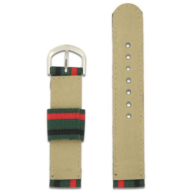 Royal Green Jackets Two Piece Watch Strap - regimentalshop.com