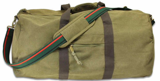 Royal Green Jackets Canvas Holdall Bag - regimentalshop.com