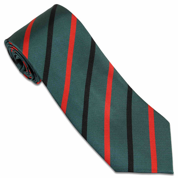 Royal Green Jackets Tie (Silk) Tie, Silk, Woven The Regimental Shop Green/Red/Black one size fits all 