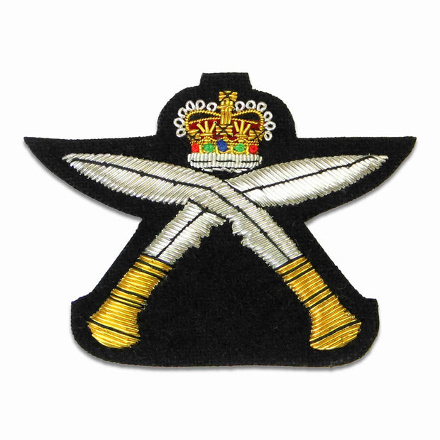 Royal Gurkha Rifles Blazer Badge Blazer badge The Regimental Shop Black/Silver/Gold One size fits all 