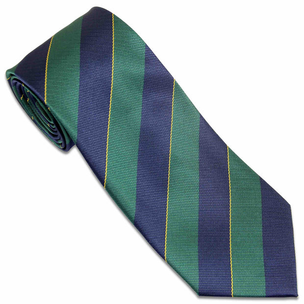 Royal Highland Fusiliers Tie (Polyester) Tie, Polyester The Regimental Shop Blue/Green/Yellow one size fits all 