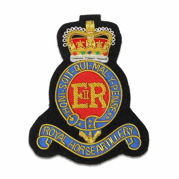 Royal Horse Artillery Blazer Badge (Gold) Blazer badge The Regimental Shop Black/Gold/Red/Blue One size fits all 