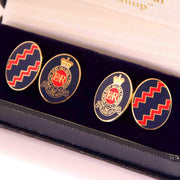 Royal Horse Artillery Cufflinks Cufflinks, Gilt Enamel The Regimental Shop   