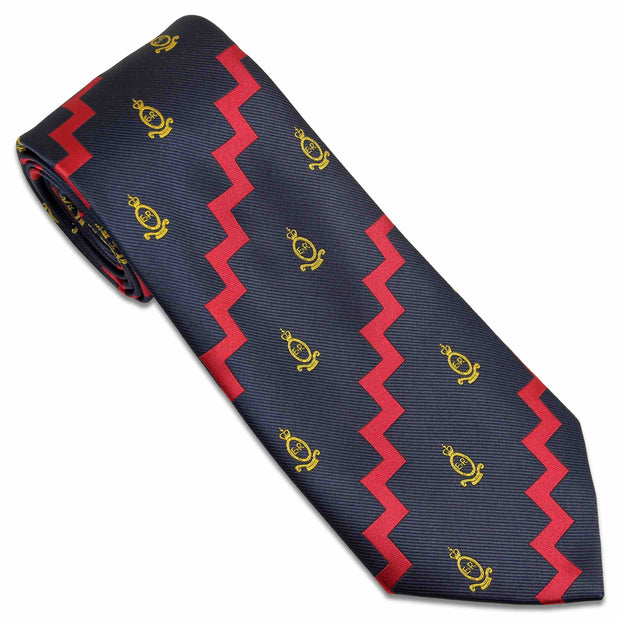 Royal Horse Artillery Tie (Polyester) Tie, Polyester The Regimental Shop Blue/Red/Gold one size fits all 