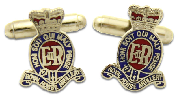 Royal Horse Artillery Cufflinks Cufflinks, T-bar The Regimental Shop Silver/Blue/Red one size fits all 