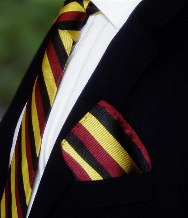 The Royal Hussars (PWO) Silk Pocket Square Pocket Square The Regimental Shop   