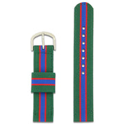 Royal Irish Regiment Two Piece Watch Strap Two Piece Watch Strap The Regimental Shop Green/Blue/Red one size fits all 