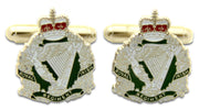 Royal Irish Regiment Cufflinks Cufflinks, T-bar The Regimental Shop Silver/White/Green one size fits all 