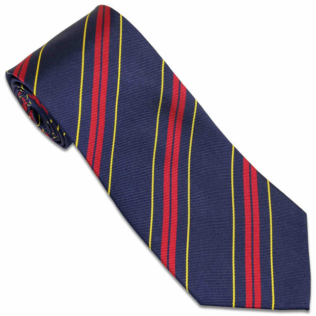 Royal Logistic Corps Tie (Silk) Tie, Silk, Woven The Regimental Shop Blue/Red/Yellow one size fits all 