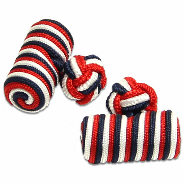 Royal Navy Barrel Cufflinks Cufflinks, Barrel The Regimental Shop Navy Blue/Red/White one size fits all 