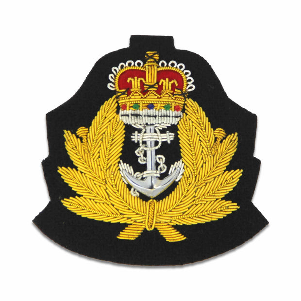 Royal Navy (Queen's Crown) Blazer Badge Blazer badge The Regimental Shop Black/Gold/Silver One size fits all 