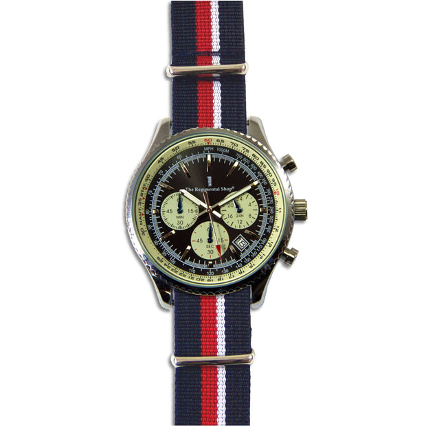 Royal Navy Military Chronograph Watch Chronograph The Regimental Shop   