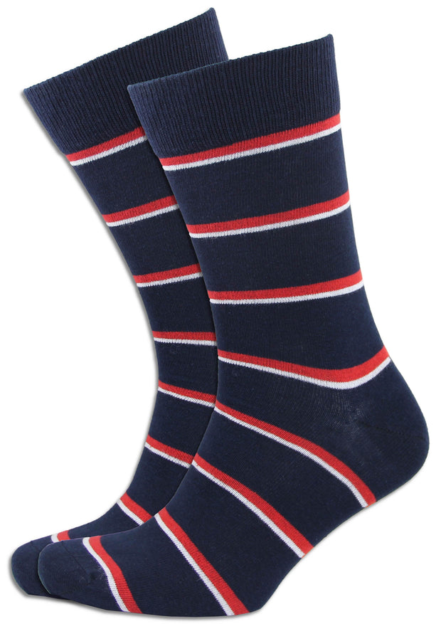 Royal Navy Socks Socks The Regimental Shop Navy/Red/White One size fits all 