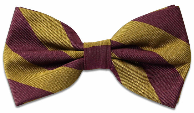Royal Northumberland Fusiliers Polyester (Pretied) Bow Tie Bowtie, Polyester The Regimental Shop Purple/Gold one size fits all 