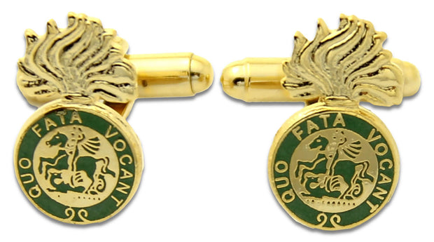 Royal Northumberland Fusiliers Cufflinks Cufflinks, T-bar The Regimental Shop Gold/Green one size fits all 