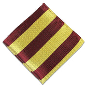 Royal Regiment of Fusiliers Silk Non Crease Pocket Square Pocket Square The Regimental Shop Maroon/Gold one size fits all 