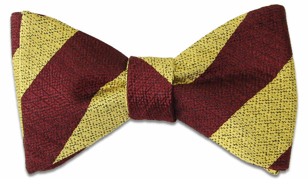 Royal Regiment of Fusiliers Silk Non Crease Self Tie Bow Tie Bowtie, Silk The Regimental Shop Maroon/Gold one size fits all 