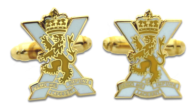 Royal Regiment of Scotland Cufflinks Cufflinks, T-bar The Regimental Shop Gold/White/Yellow one size fits all 