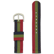 Royal Scots Two Piece Watch Strap Two Piece Watch Strap The Regimental Shop Blue/Green/Red one size fits all 