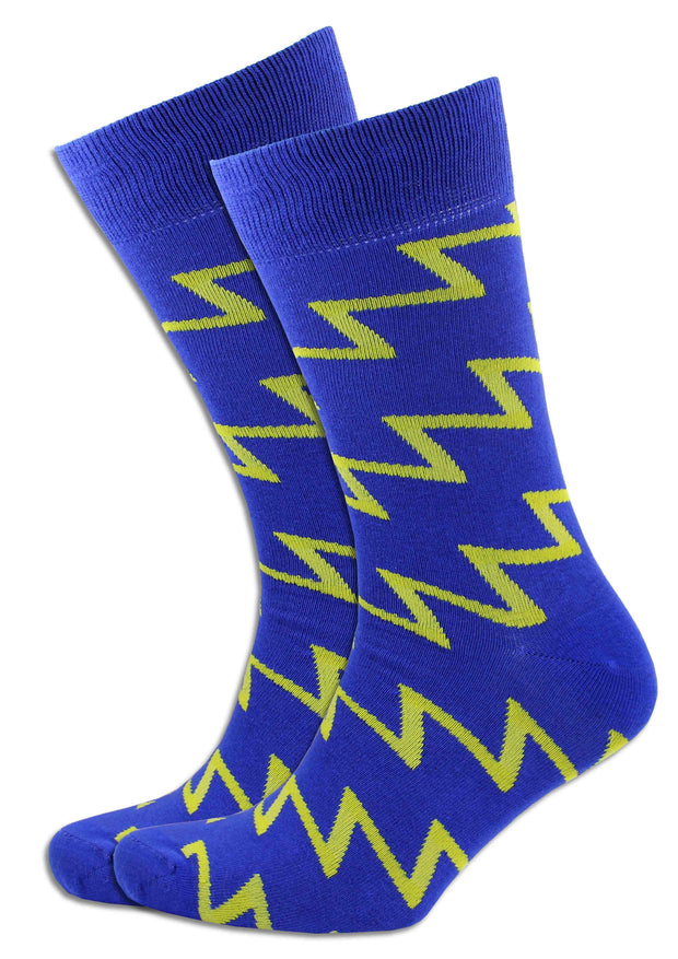 Royal Scots Dragoon Guards Vandyke Socks Socks The Regimental Shop Blue/Yellow One size fits all 