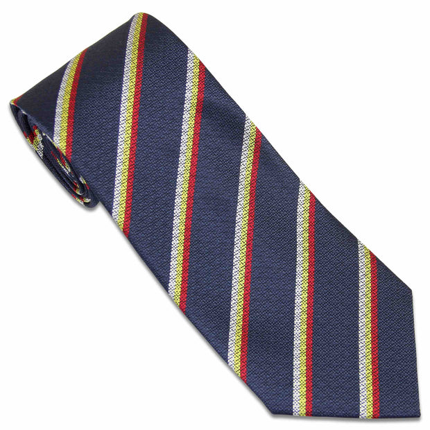 Royal Scots Dragoon Guards Tie (Polyester Non Crease) Tie, Polyester The Regimental Shop Blue/Red/Yellow/White one size fits all 