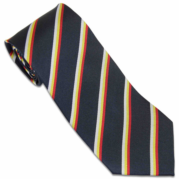 Royal Scots Dragoon Guards Tie (Silk) Tie, Silk, Woven The Regimental Shop Dark Blue/White/Red/Yellow one size fits all 