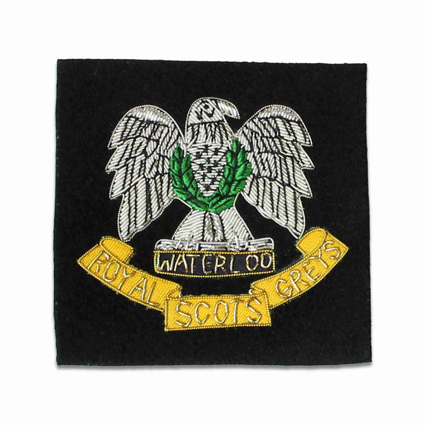 Royal Scots Greys Blazer Badge Blazer badge The Regimental Shop Black/Silver/Gold/Green One size fits all 