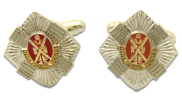Royal Scots Cufflinks Cufflinks, T-bar The Regimental Shop Silver/Gold/Red one size fits all 