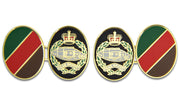 Royal Tank Regiment Cufflinks Cufflinks, Gilt Enamel The Regimental Shop Green/Red/Brown/Gold One Size Fits All 