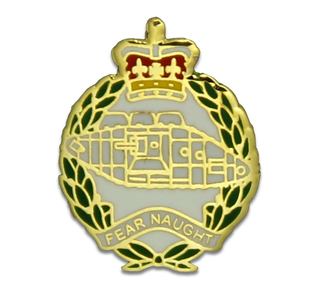 Royal Tank Regiment Lapel Badge Lapel badge The Regimental Shop Gold/White/Green/Grey 15x15mm 