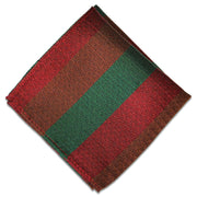 Royal Tank Regiment Silk Non Crease Pocket Square Pocket Square The Regimental Shop Brown/Red/Green one size fits all 