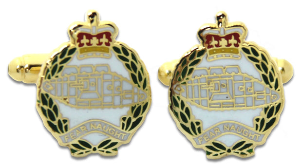 Royal Tank Regiment Cufflinks Cufflinks, T-bar The Regimental Shop Gold/Green/White/Grey one size fits all 