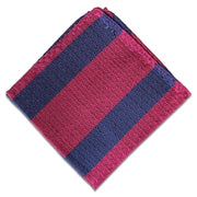 Royal Welch Fusiliers Silk Non Crease Pocket Square Pocket Square The Regimental Shop Pink/Blue one size fits all 
