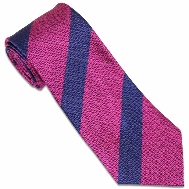 Royal Welch Fusiliers Tie (Silk Non Crease) Tie, Silk Non Crease The Regimental Shop Pink/Blue one size fits all 