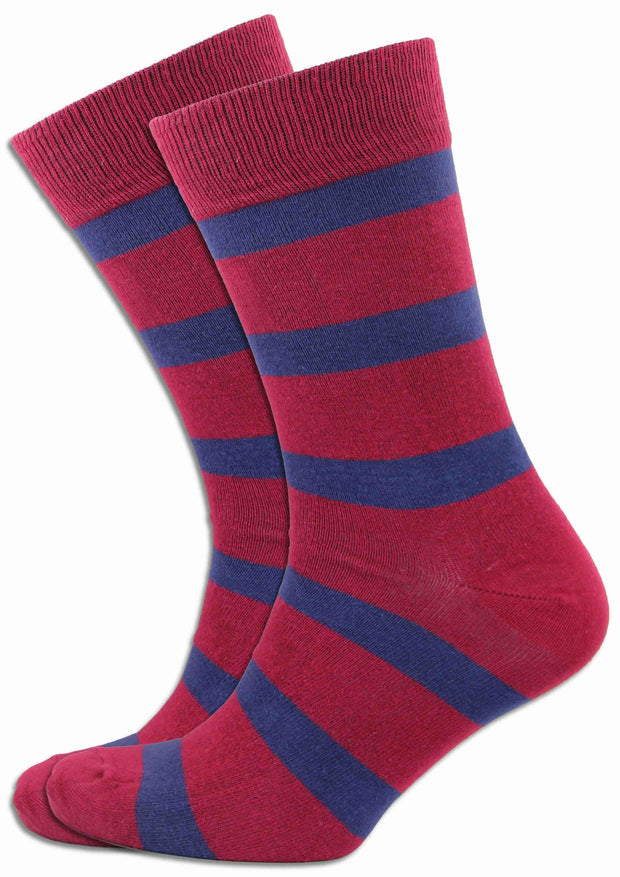 Royal Welch Fusiliers Socks Socks The Regimental Shop Pink/Blue One size fits all 