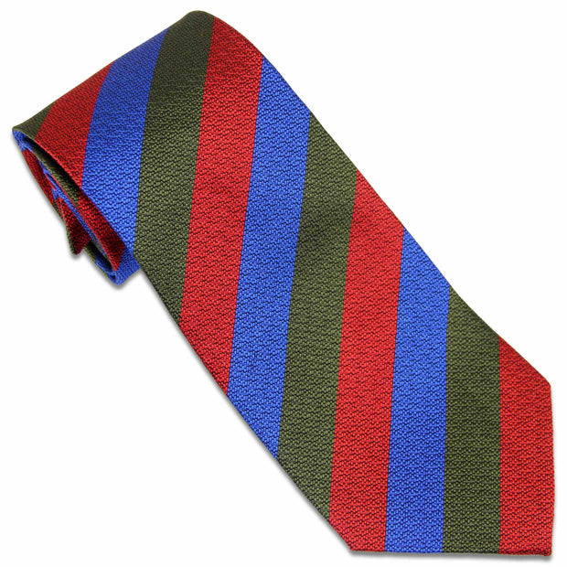 Royal Welsh Tie (Silk Non Crease) Tie, Silk Non Crease The Regimental Shop Blue/Red/Green one size fits all 