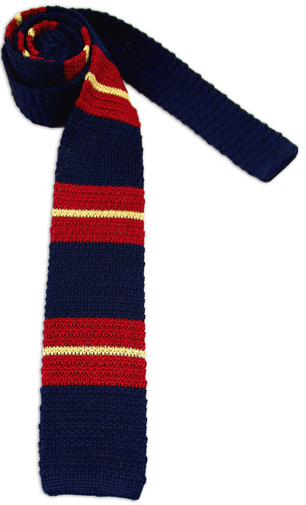 Royal Anglian Regiment Knitted Silk Tie Knitted Silk Tie The Regimental Shop   