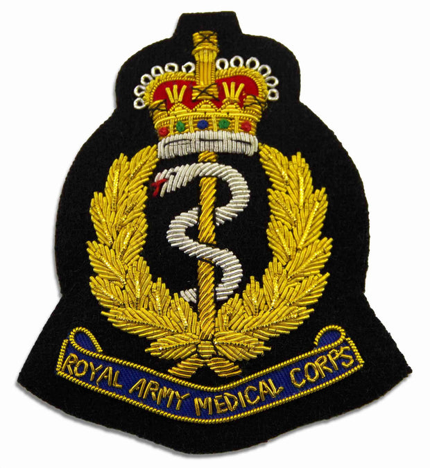 Royal Army Medical Corps (RAMC) Blazer Badge Blazer badge The Regimental Shop Black/Gold/Silver One size fits all 