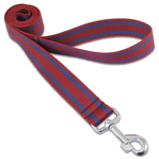 Royal Engineers Wide Dog Lead Webbing Dog Lead The Regimental Shop Maroon/Blue One size - 150cm 