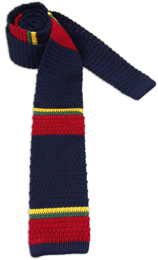 Royal Marines Knitted Silk Tie - regimentalshop.com