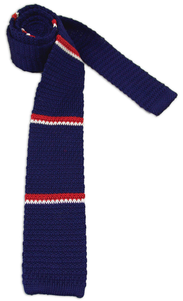 Royal Navy Knitted Silk Tie - regimentalshop.com