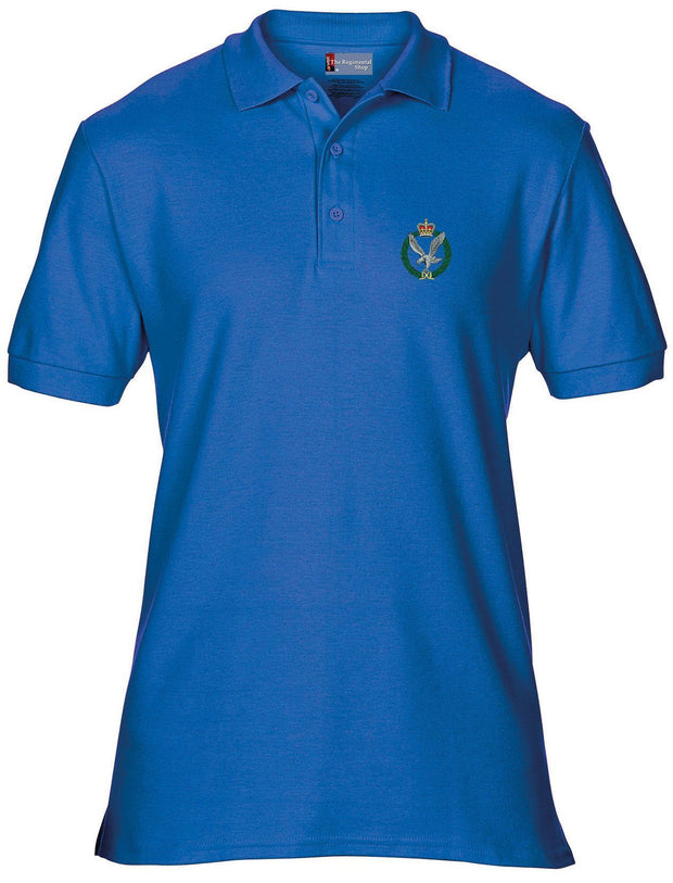 Army Air Corps (AAC) Polo Shirt Clothing - Polo Shirt The Regimental Shop 36" (S) Royal Blue 