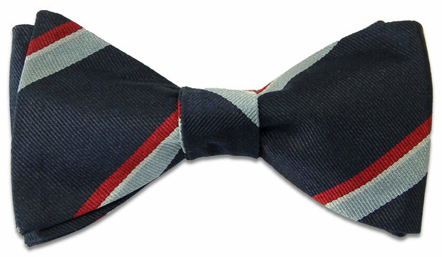 Royal Naval Air Service Silk (Self Tie) Bow Tie Bowtie, Silk The Regimental Shop Blue/Red/Silver one size fits all 