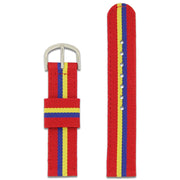 Sandhurst Two Piece Watch Strap Two Piece Watch Strap The Regimental Shop Red/Blue/Yellow one size fits all 