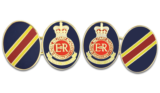 Sandhurst Cufflinks Cufflinks, Gilt Enamel The Regimental Shop Blue/Gold/Red one size fits all 