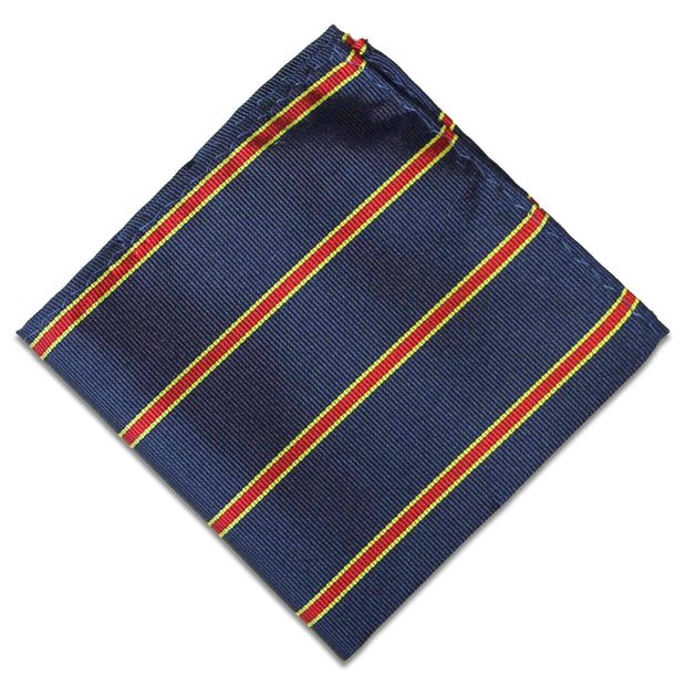 Sandhurst Silk Pocket Square Pocket Square The Regimental Shop Blue/Red/Yellow one size fits all 