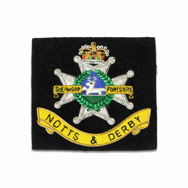 Sherwood Foresters Blazer Badge Blazer badge The Regimental Shop Black/Yellow/Silver/Green One size fits all 