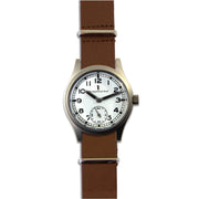 "Special Ops" Military Watch with a Brown Leather Strap Special Ops Watch The Regimental Shop   